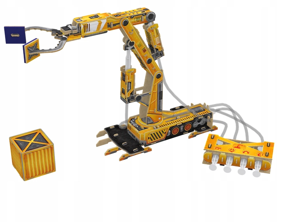 Dėlionė CubicFun National Geographic Hidraulinis robotizuotas manipuliatorius