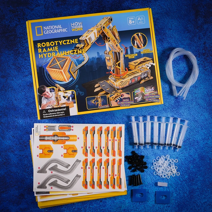 Dėlionė CubicFun National Geographic Hidraulinis robotizuotas manipuliatorius