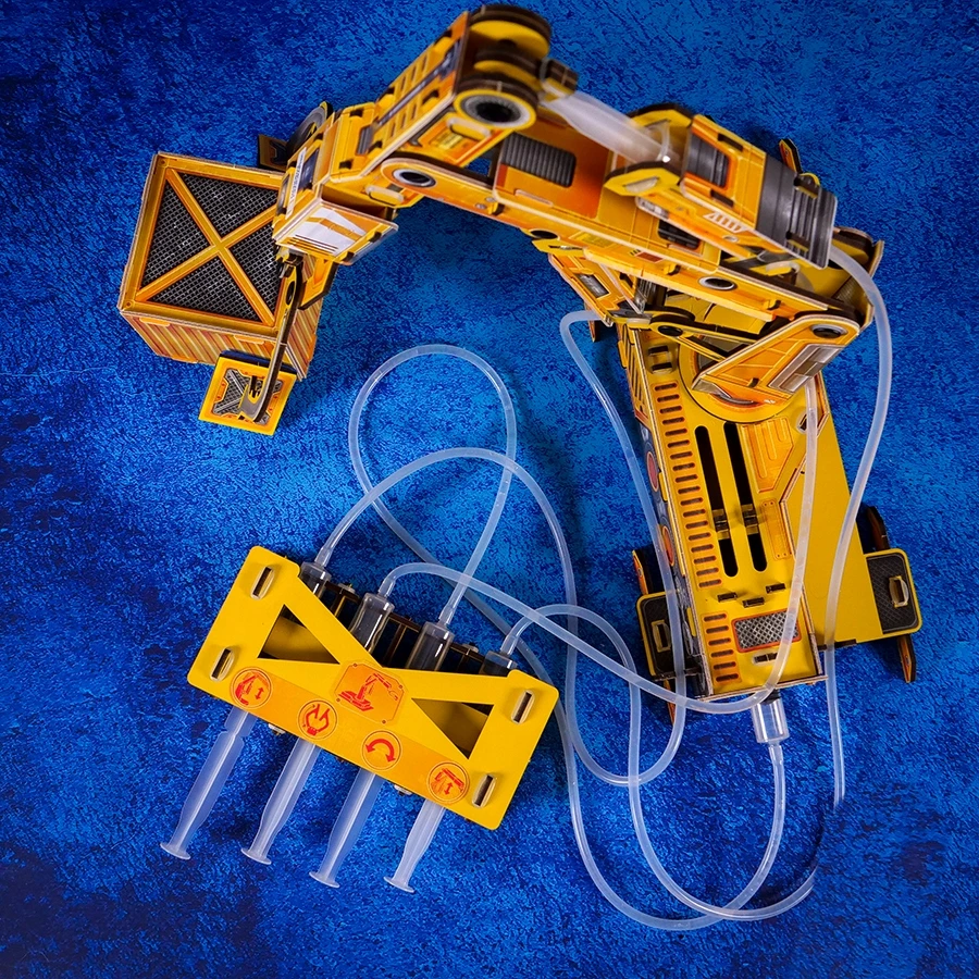 Dėlionė CubicFun National Geographic Hidraulinis robotizuotas manipuliatorius