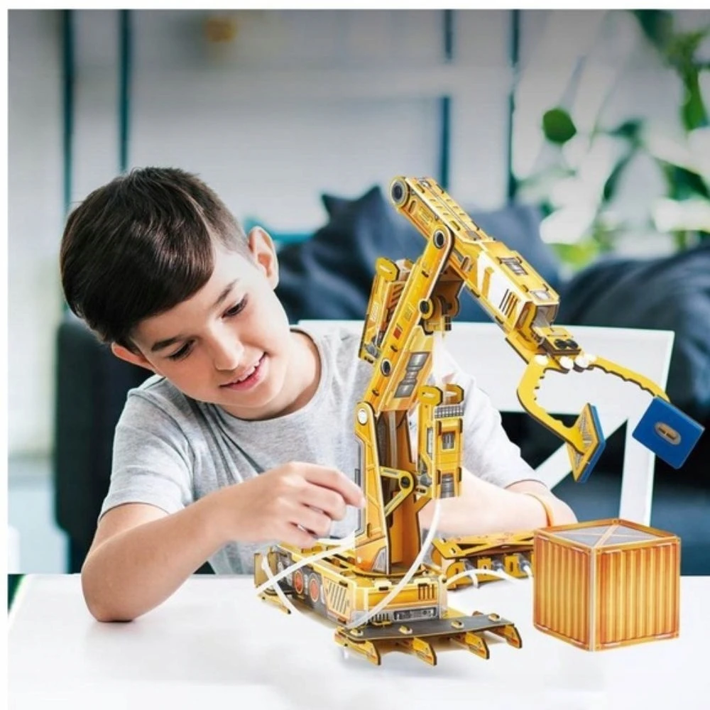 Dėlionė CubicFun National Geographic Hidraulinis robotizuotas manipuliatorius