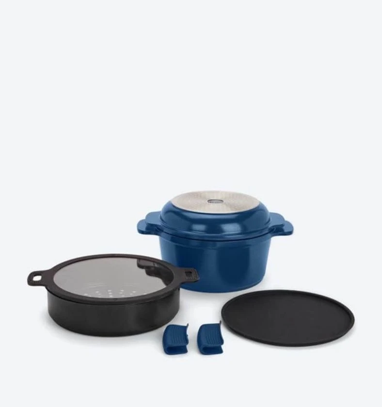 Cucinella Daugiafunkcinis Puodas DO GOTOWANIA/ PATELNIA/ Garų puodas/PATELNIA 7w1