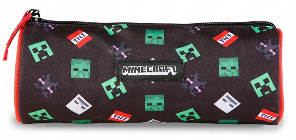 CurePink Krepšys Minecraft TNT 8 x 22 x 8 cm Apskritas