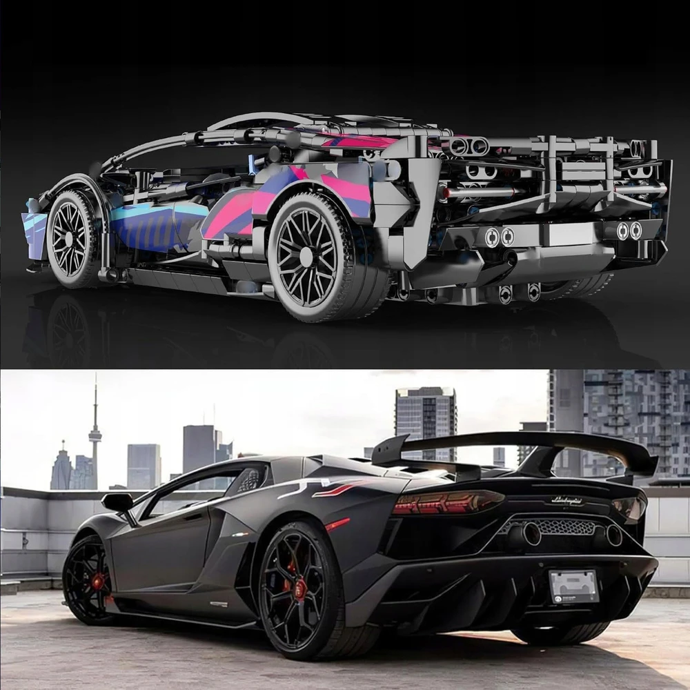 CYBERPUNK KONSTRUKCIJOS BLAKAI SUPER LENKTYNINĖMS AUTOMOBILIUI PASTATYTI