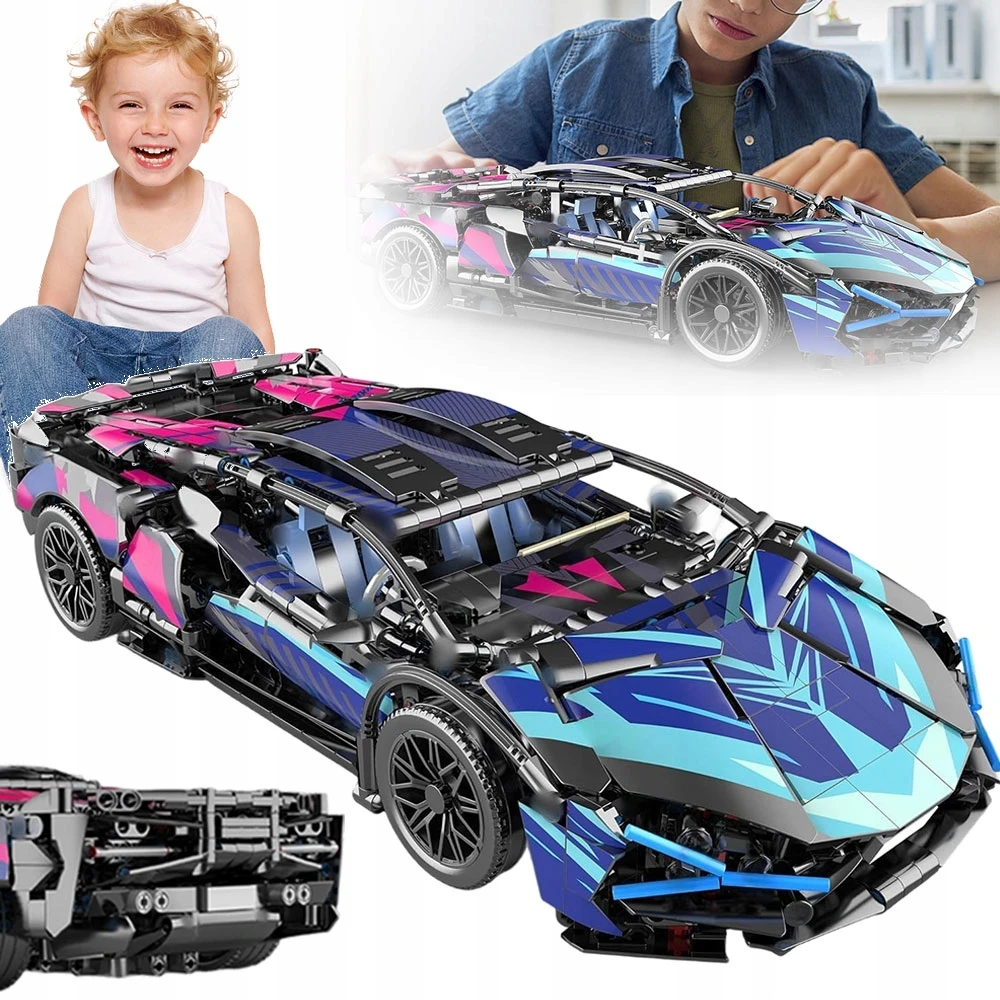 CYBERPUNK KONSTRUKCIJOS BLAKAI SUPER LENKTYNINĖMS AUTOMOBILIUI PASTATYTI