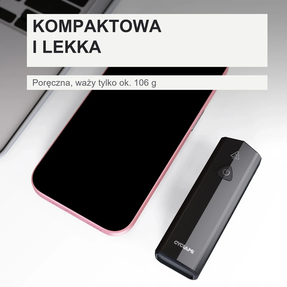 CYCLAMI BR500 500LM USB priekinis dviračio žibintas