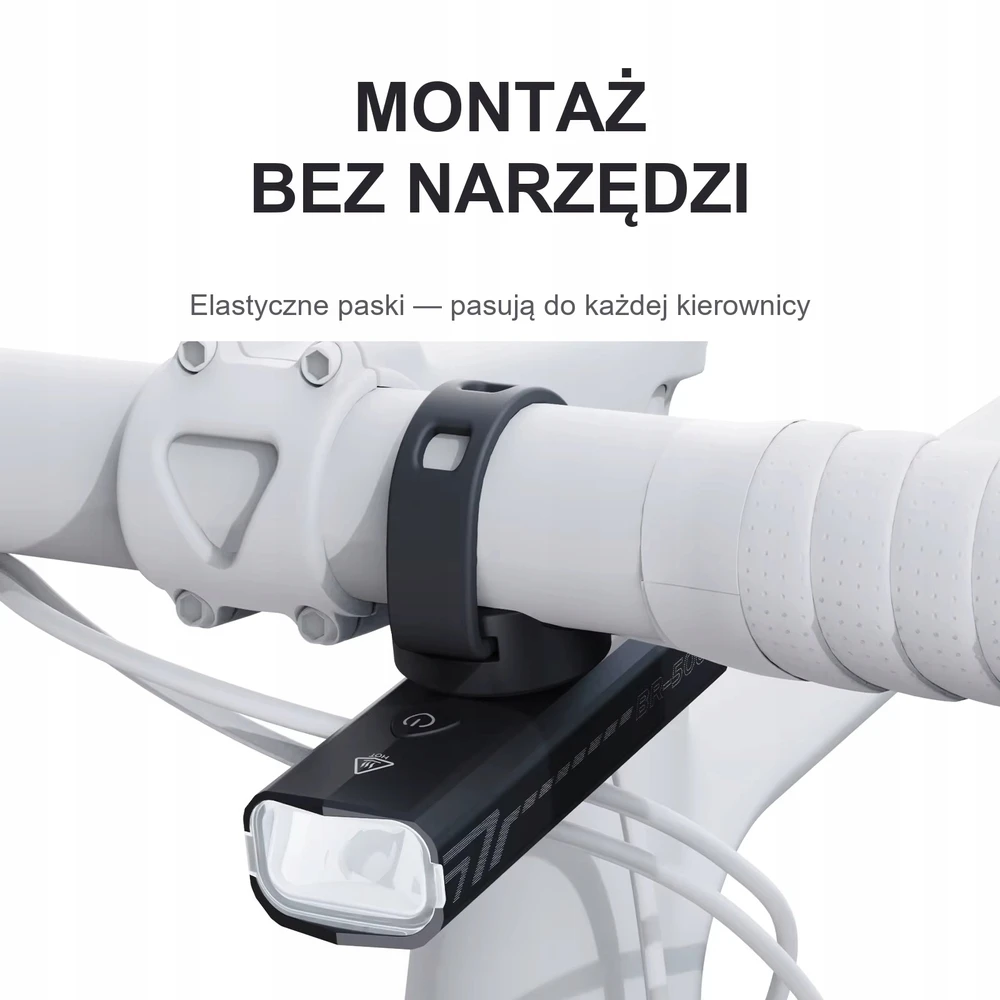 CYCLAMI BR500 500LM USB priekinis dviračio žibintas