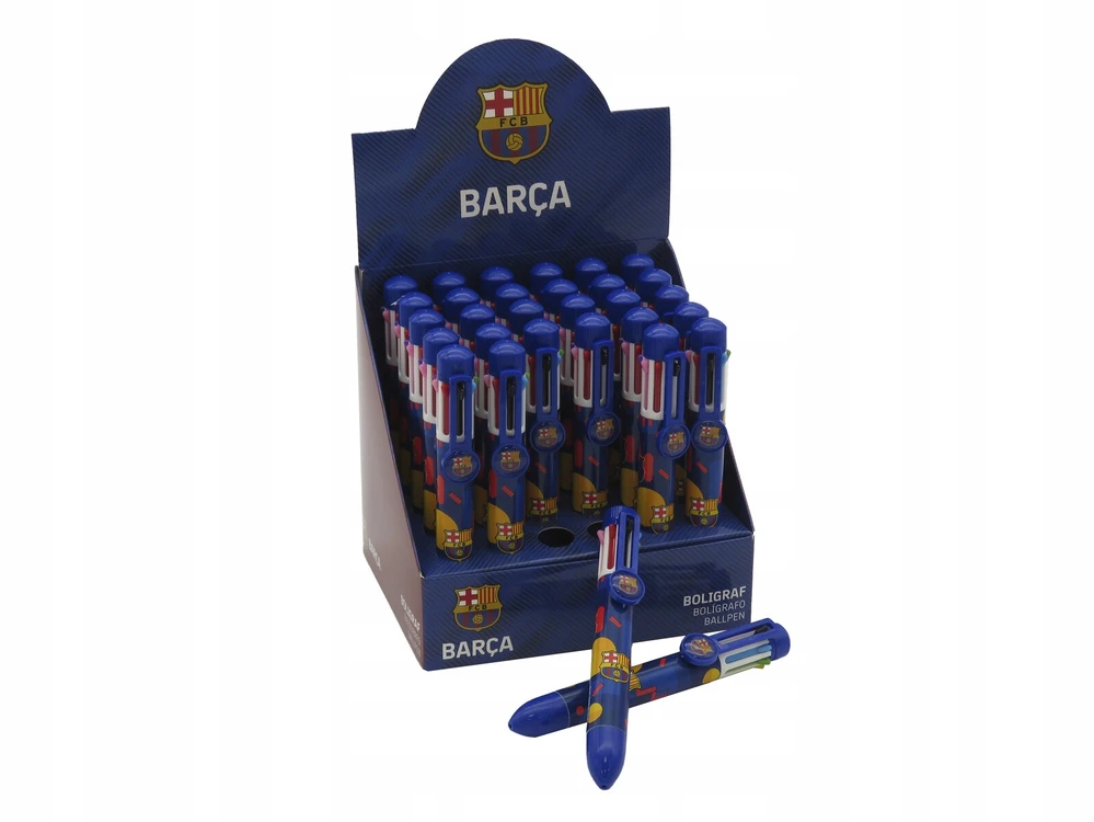 Cyp Brands 8 spalvų rašiklis su FC Barcelona logotipu