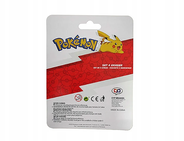 Cyp Brands Pokemon trintukai 4 vnt.