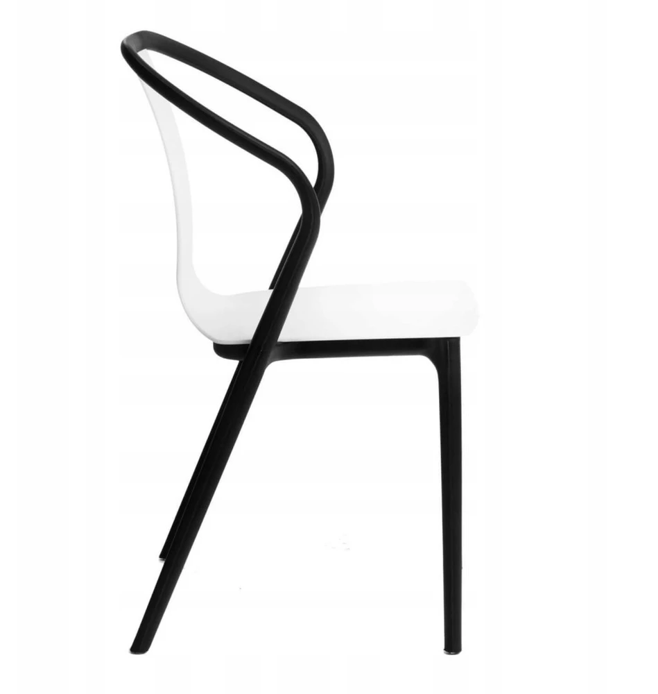 D2.Design Bella kėdė juoda/balta (dydis: universalus)