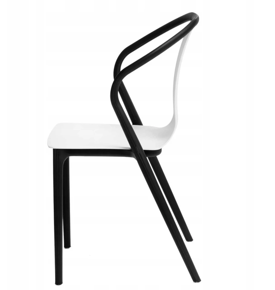 D2.Design Bella kėdė juoda/balta (dydis: universalus)