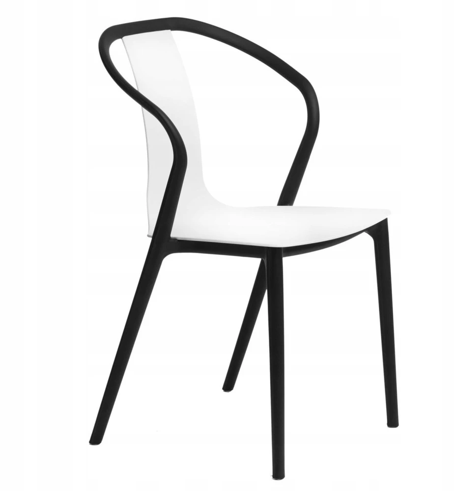 D2.Design Bella kėdė juoda/balta (dydis: universalus)