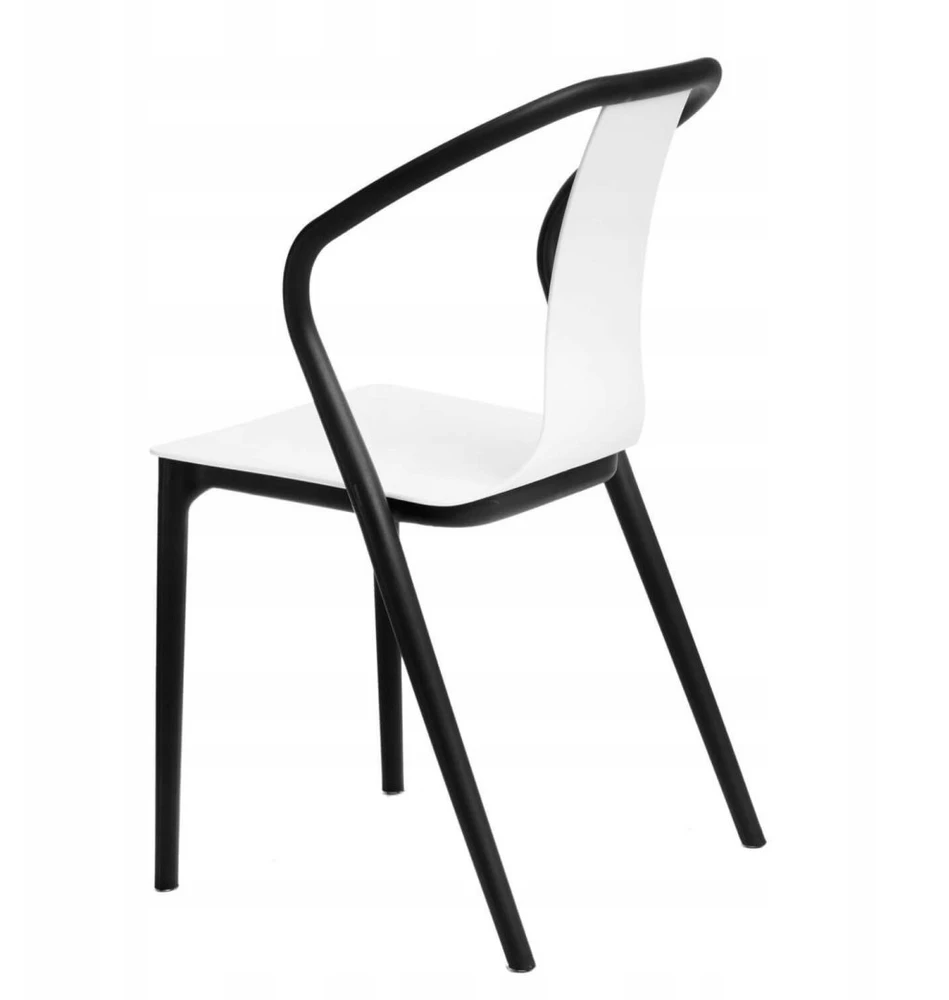 D2.Design Bella kėdė juoda/balta (dydis: universalus)
