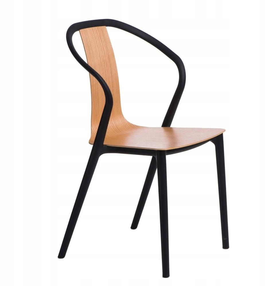 D2.Design Bella kėdė juoda/natūrali (dydis: universalus)