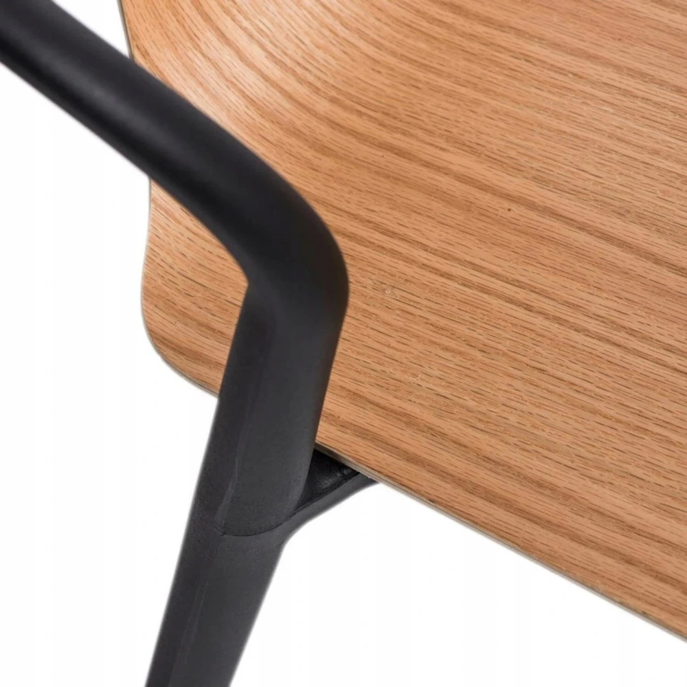 D2.Design Bella kėdė juoda/natūrali (dydis: universalus)