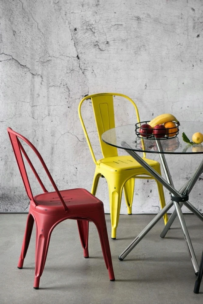 D2.Design D2 Design Krzesło Paris Antique geltona