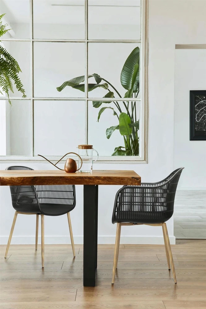 D2.Design Simplet Kėdė Becker juoda/natūrali