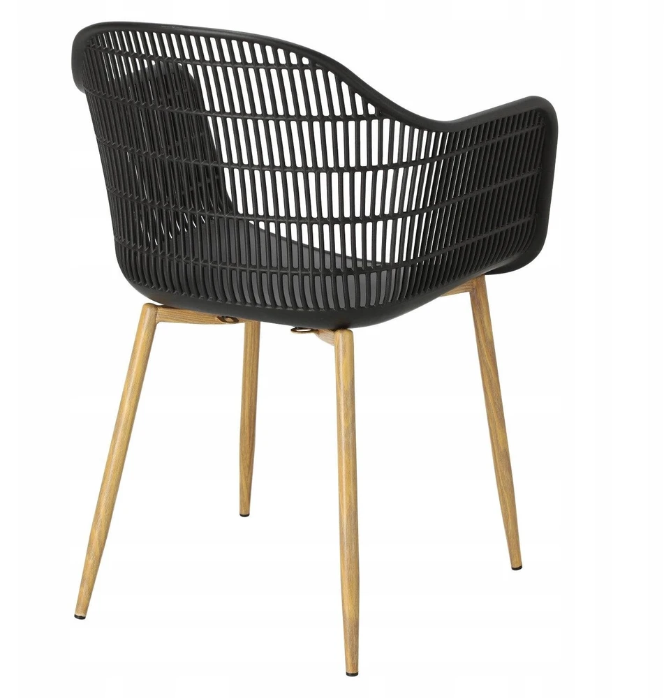 D2.Design Simplet Kėdė Becker juoda/natūrali