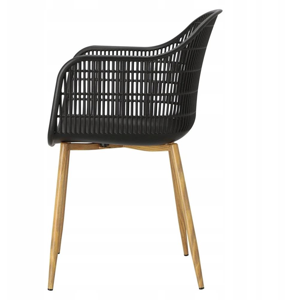 D2.Design Simplet Kėdė Becker juoda/natūrali