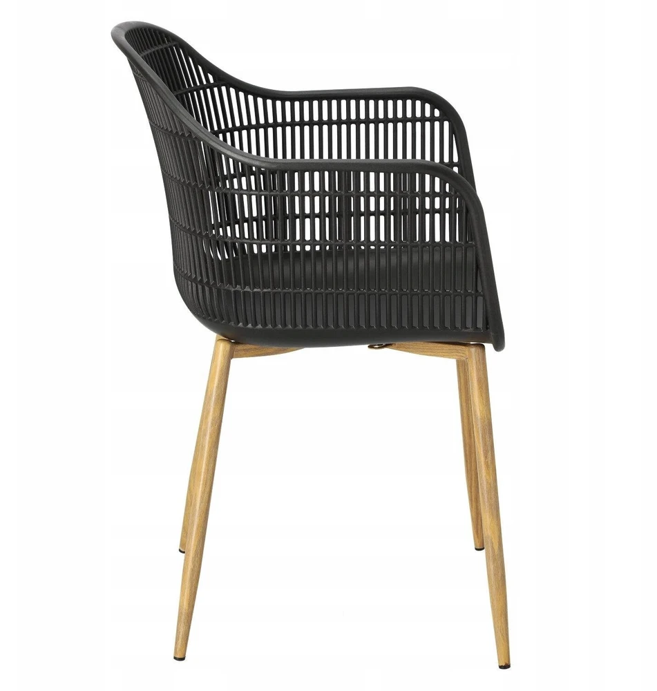 D2.Design Simplet Kėdė Becker juoda/natūrali