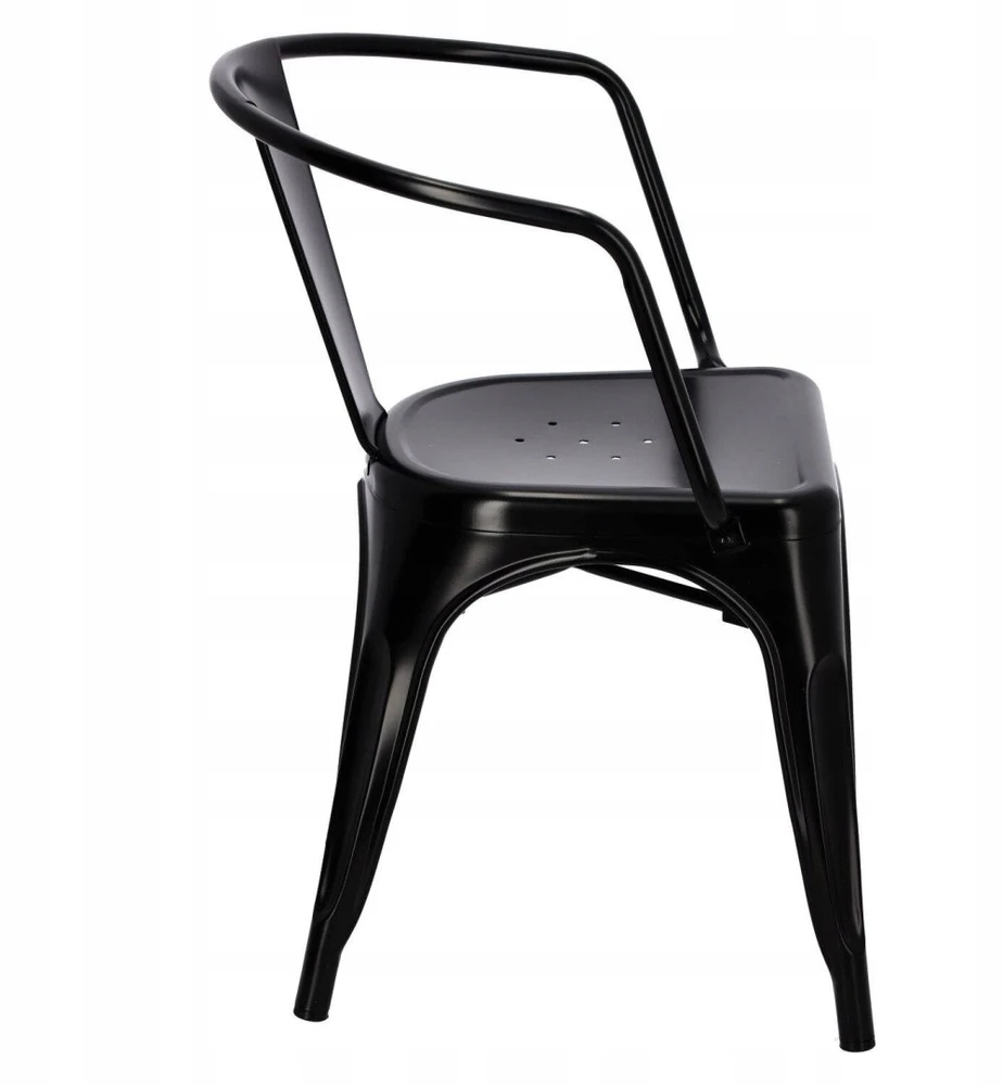 D2.Design Paris Arms kėdė, juoda įkvėpta (dydis: universalus)