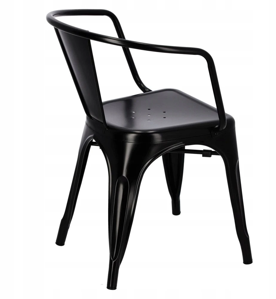 D2.Design Paris Arms kėdė, juoda įkvėpta (dydis: universalus)