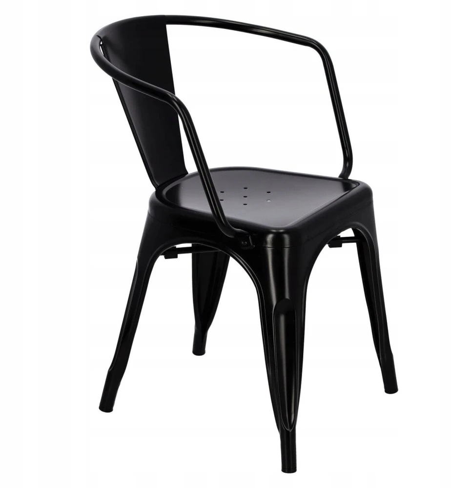 D2.Design Paris Arms kėdė, juoda įkvėpta (dydis: universalus)