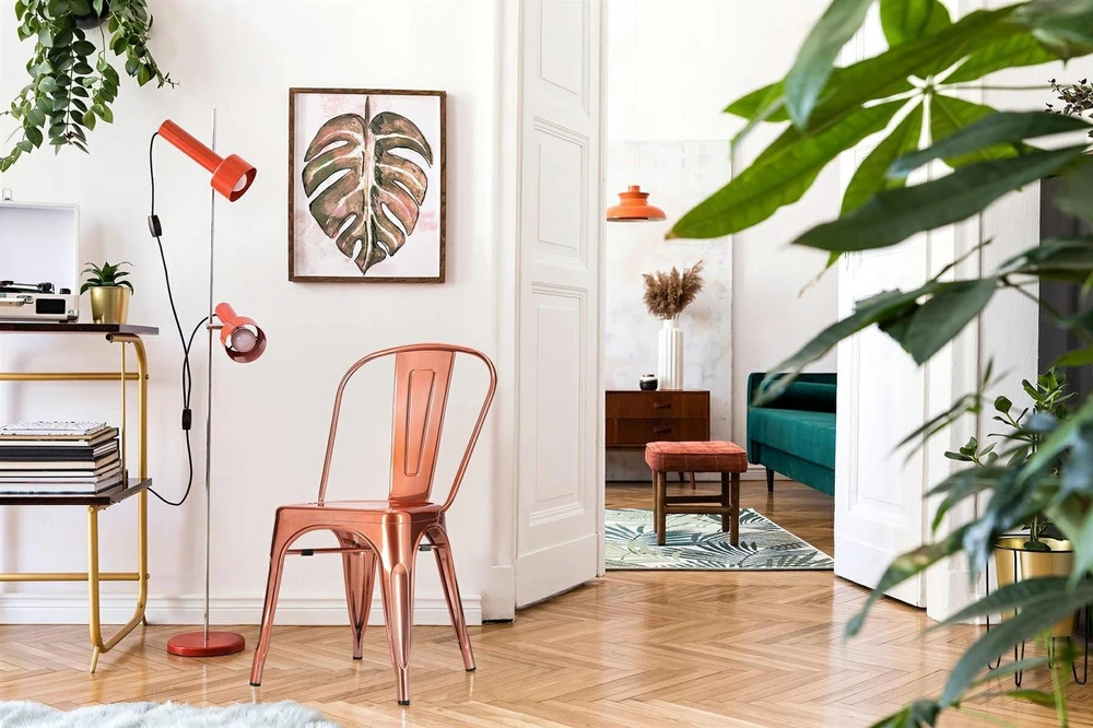 D2.Design Paryžiaus varinė kėdė, įkvėpta Tolix (dydis: universalus)