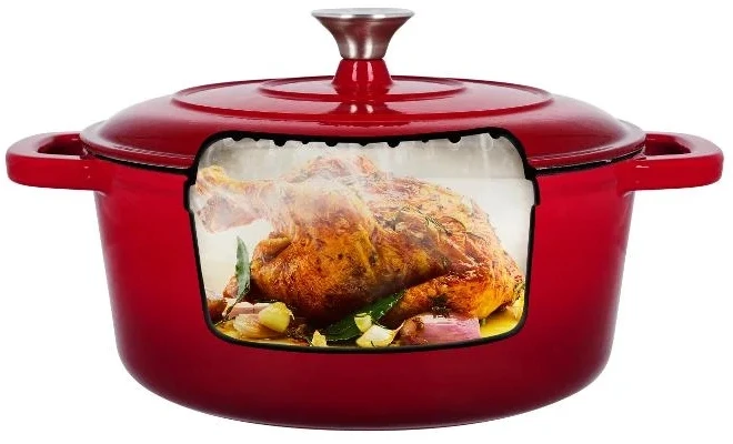 D4964 SPICE&SOUL KETUS PUODAS SU DANGIU RAUDONAS 2,3L