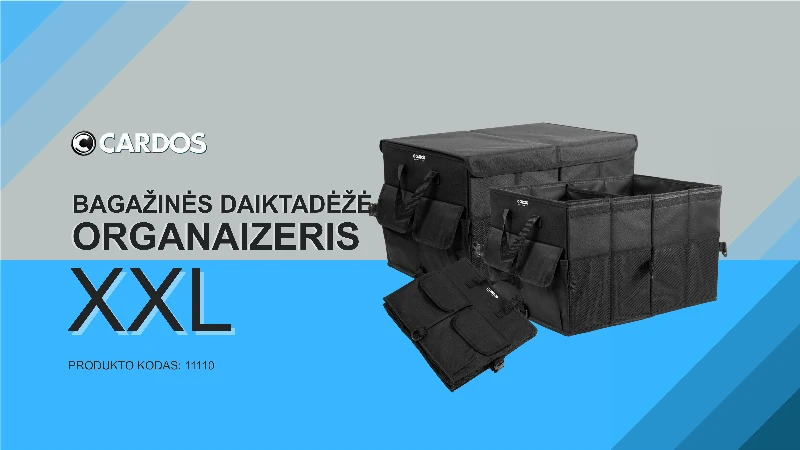 Auto Caros Daiktadėžė Organizer K2 Kiti13 51x37x32cm