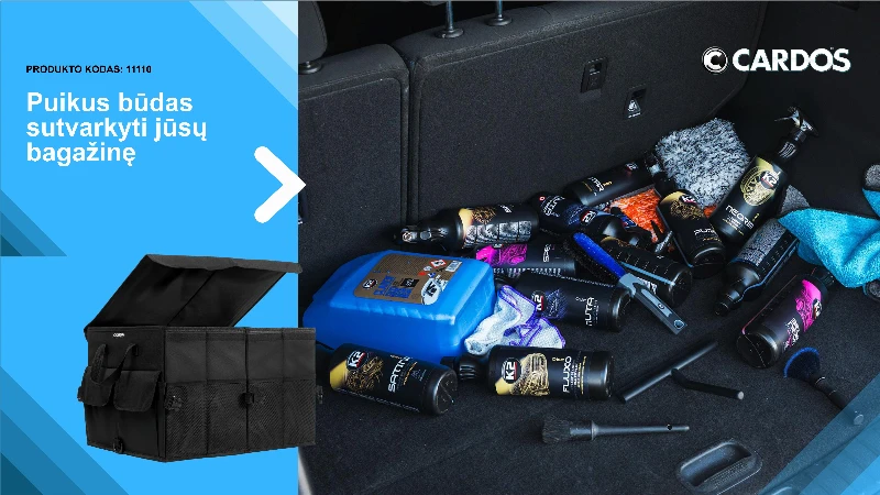 Auto Caros Daiktadėžė Organizer K2 Kiti13 51x37x32cm