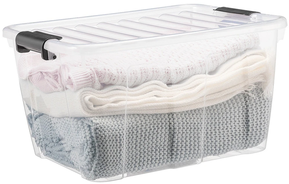 Daiktadėžė PLAST TEAM PRO BOX, su dangčiu, 51 x 39 x 43,5 cm, 53 L