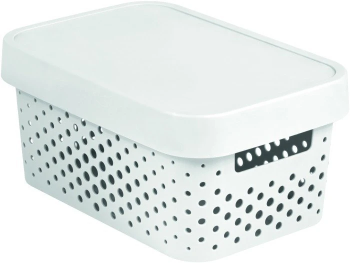 Daiktadėžė CURVER, 11 l, balta, 36×27×14 cm