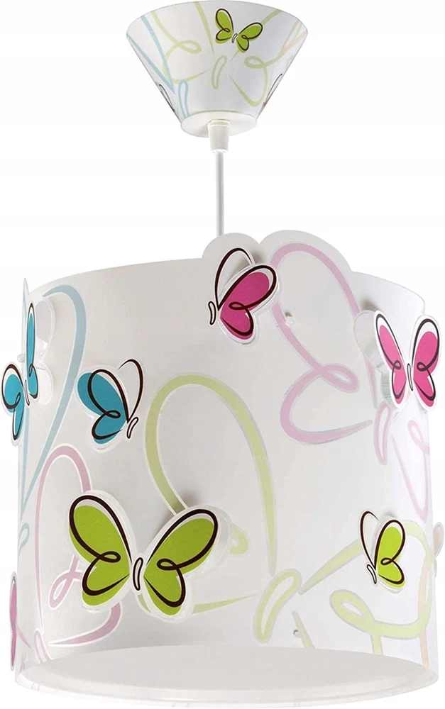 Dalber Butterfly 62142 lampa sufitowa wisząca E27 wielokolorowa