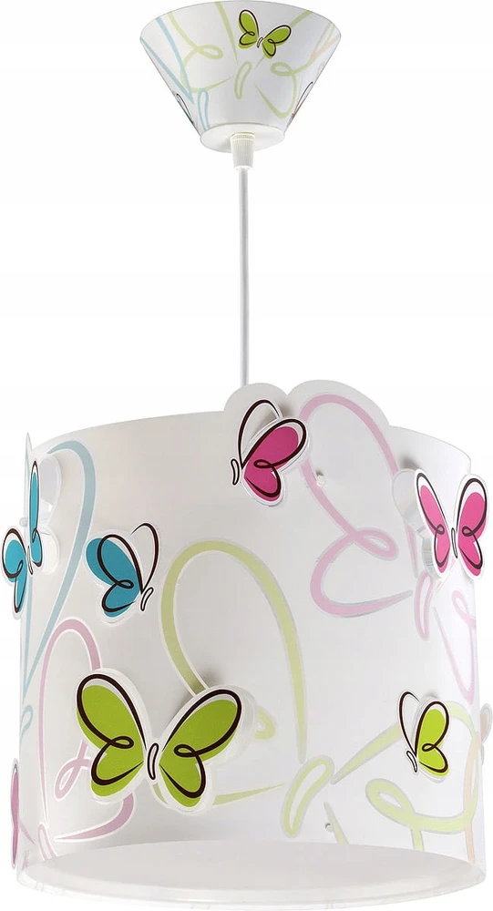 Dalber Butterfly 62142 lampa sufitowa wisząca E27 wielokolorowa
