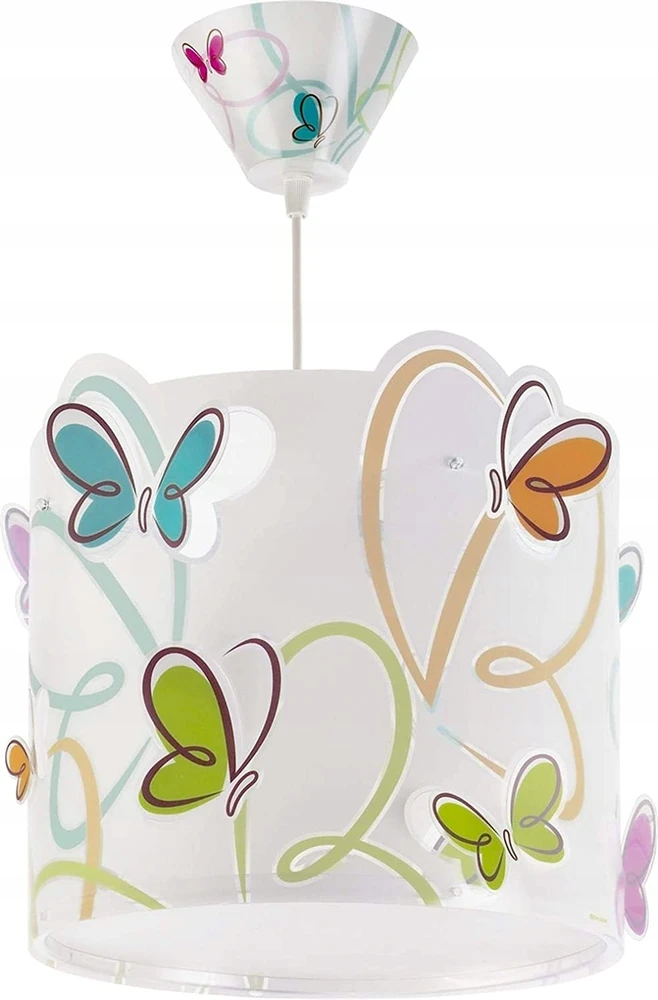 Dalber Butterfly 62142 lampa sufitowa wisząca E27 wielokolorowa
