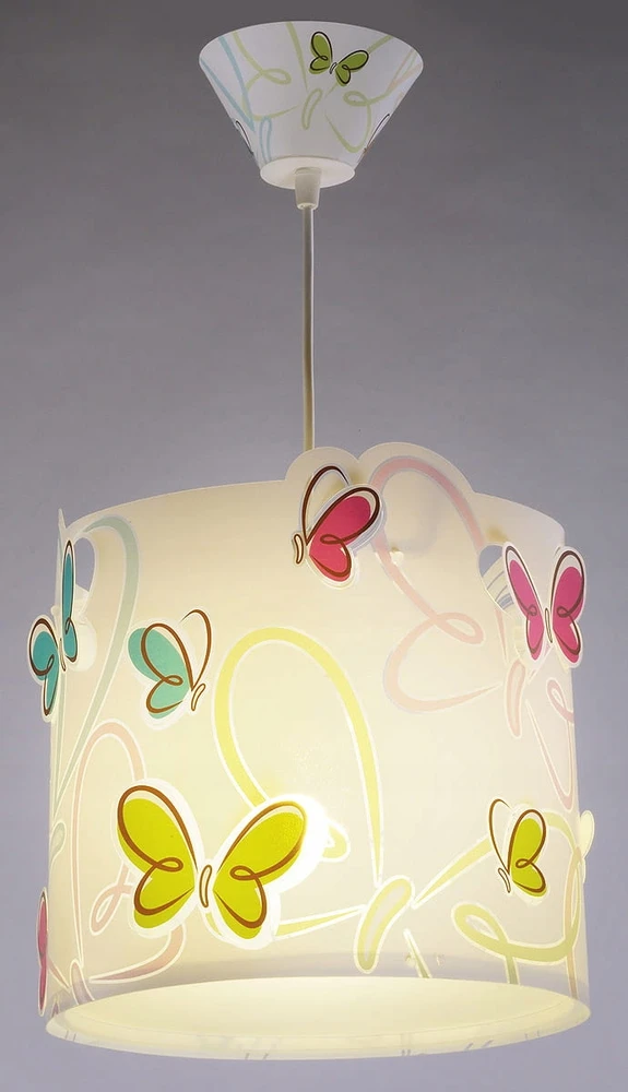 Dalber Butterfly 62142 lampa sufitowa wisząca E27 wielokolorowa