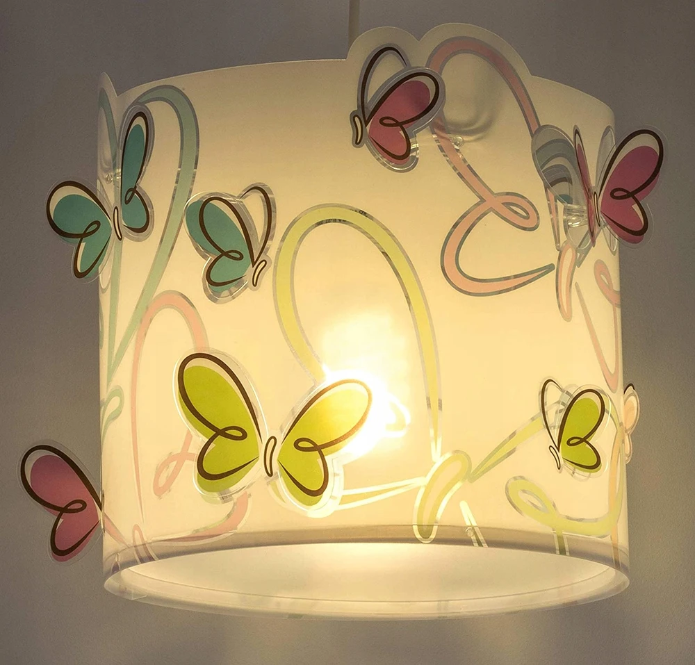 Dalber Butterfly 62142 lampa sufitowa wisząca E27 wielokolorowa