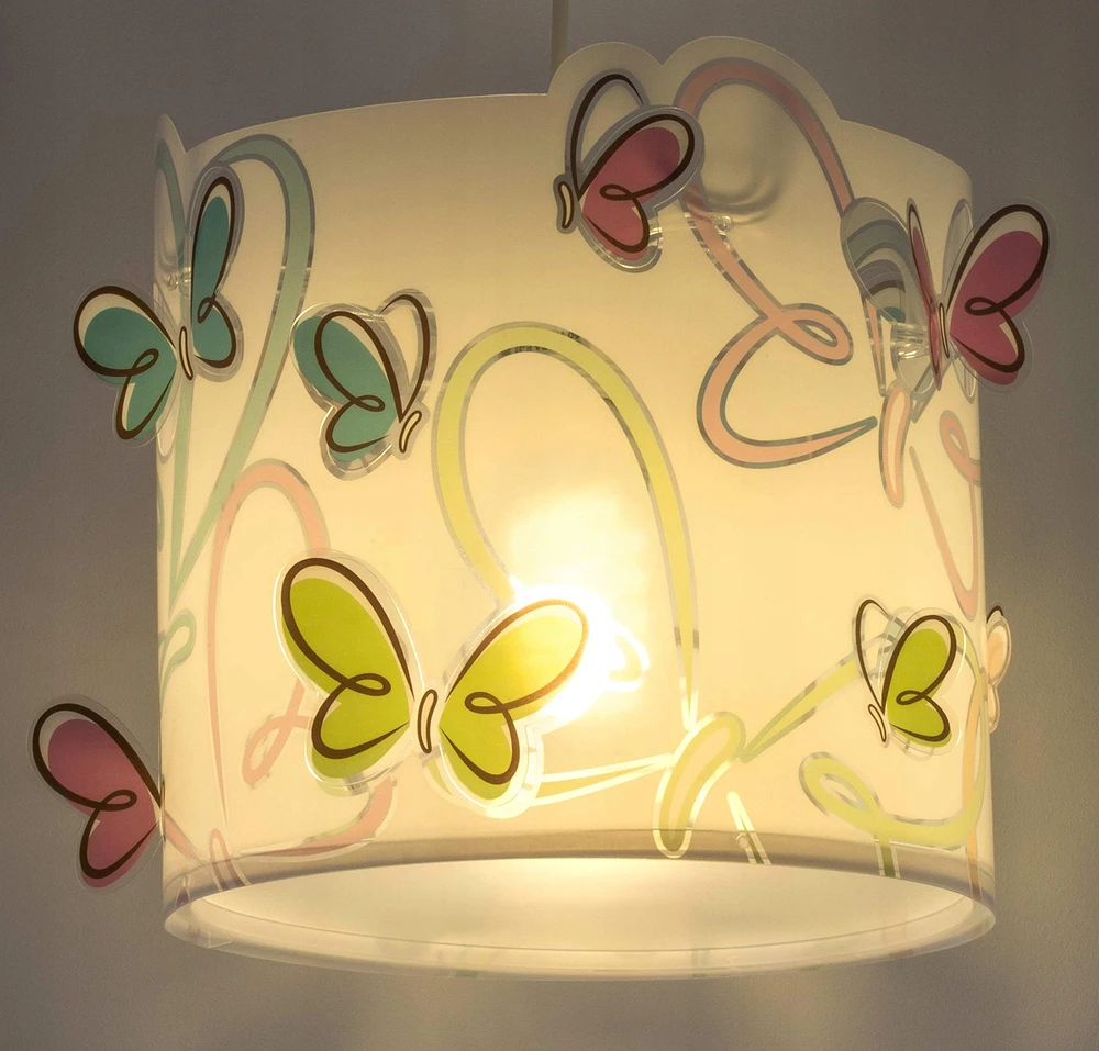 Dalber Butterfly 62142 lampa sufitowa wisząca E27 wielokolorowa