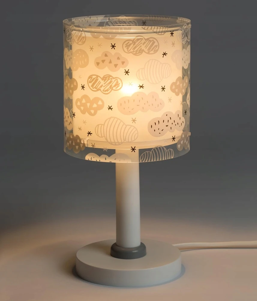 Dalber Lampa Nocna Clouds Księżyc Pilka Touch 1x8W E14 Tworzywo