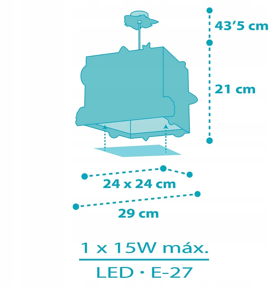 Dalber Lampa wisząca 63352 KOSMOS zwis RAKIETA Planety