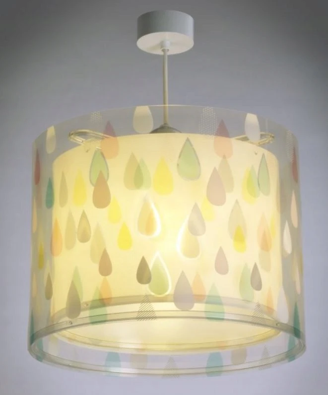 Dalber Lampa wisząca zwis sufitowa KOLOROWY DESZCZ 41432