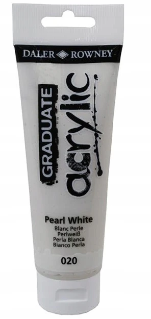 Daler Rowney akriliniai dažai Graduate 020 Pearl Baltas, 120 ml