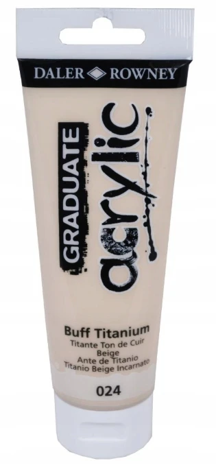 Daler-Rowney graduate acrylic 120ml buff titanium
