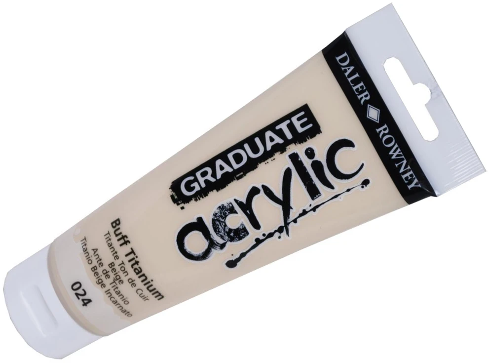 Daler-Rowney graduate acrylic 120ml buff titanium