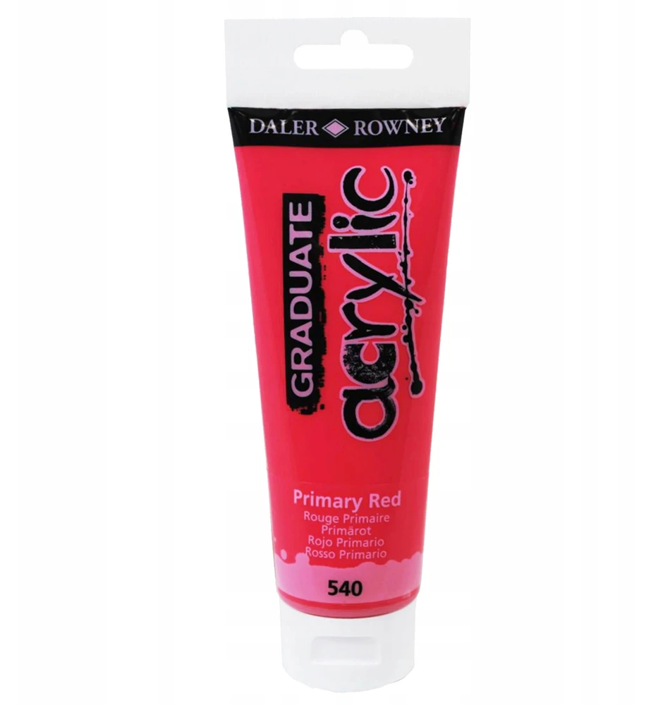 Daler-Rowney graduate acrylic 120ml primary red