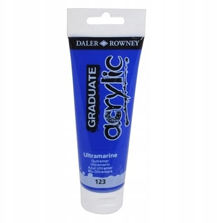 Daler Rowney Graduate akriliniai dažai, 120 ml, Ultramarine