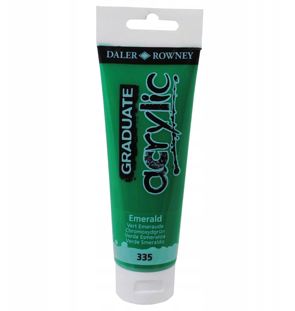 Daler Rowney Graduate akriliniai dažai 335 Emerald, 120 ml
