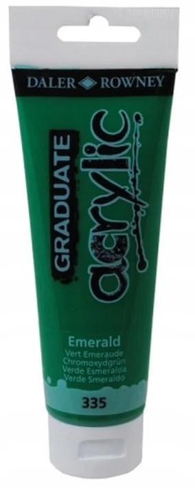 Daler Rowney Graduate akriliniai dažai 335 Emerald, 120 ml