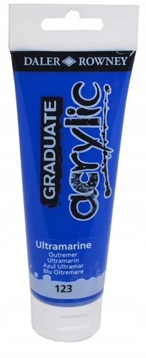 Daler Rowney Graduate akriliniai dažai, 120 ml, Ultramarine