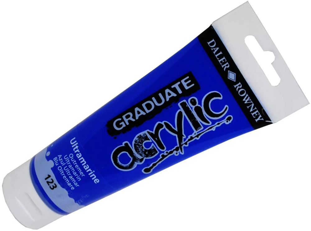 Daler Rowney Graduate akriliniai dažai, 120 ml, Ultramarine